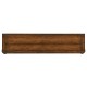 Low Walnut Open Bookcase