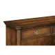 Low Walnut Open Bookcase