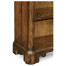 Low Walnut Open Bookcase