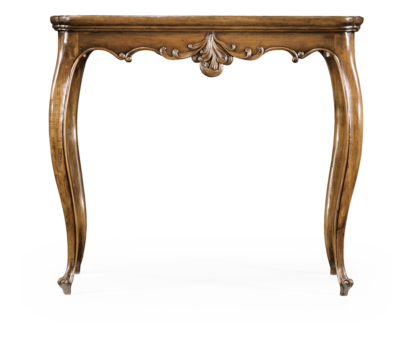 Walnut rococo side table