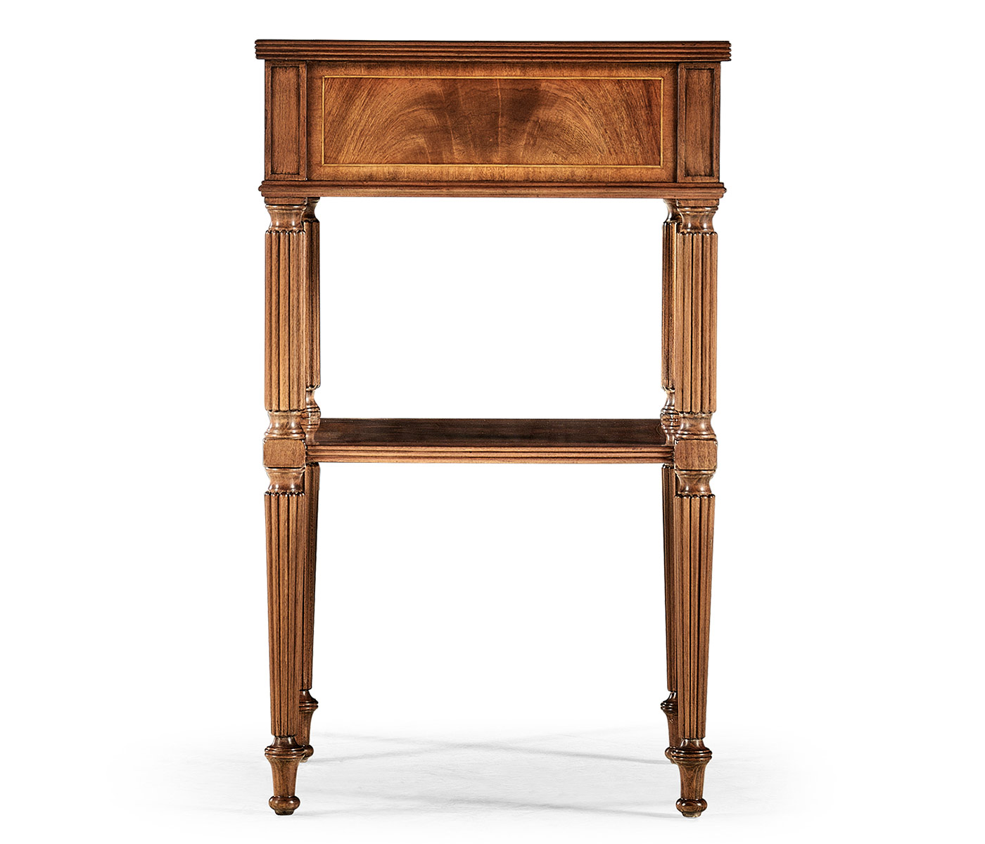 Regency Walnut Bedside Table without distressing