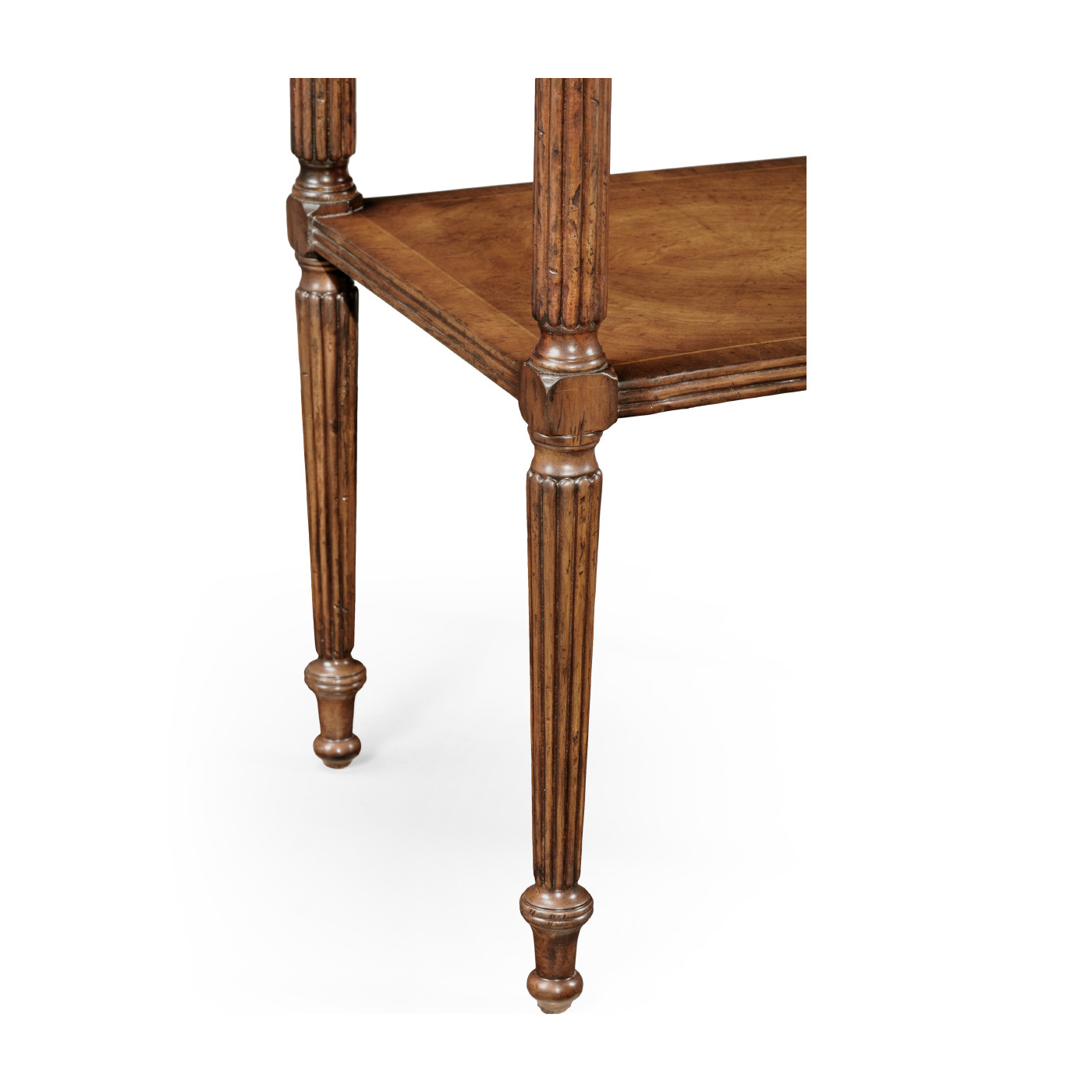 Regency Walnut Bedside Table