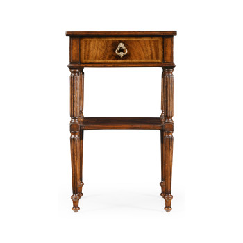 Regency Mahogany Bedside Table
