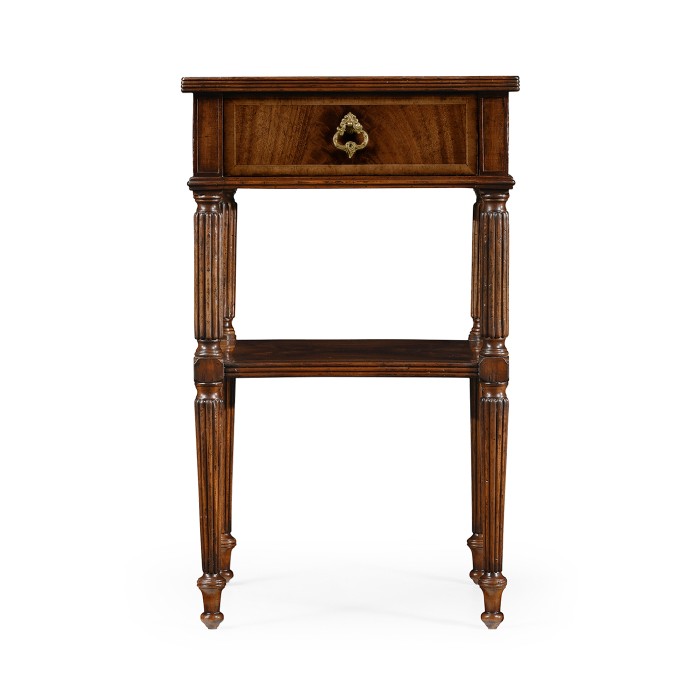 Regency Mahogany Bedside Table