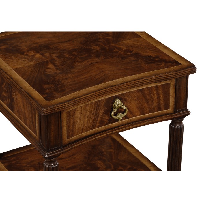 Regency Mahogany Bedside Table