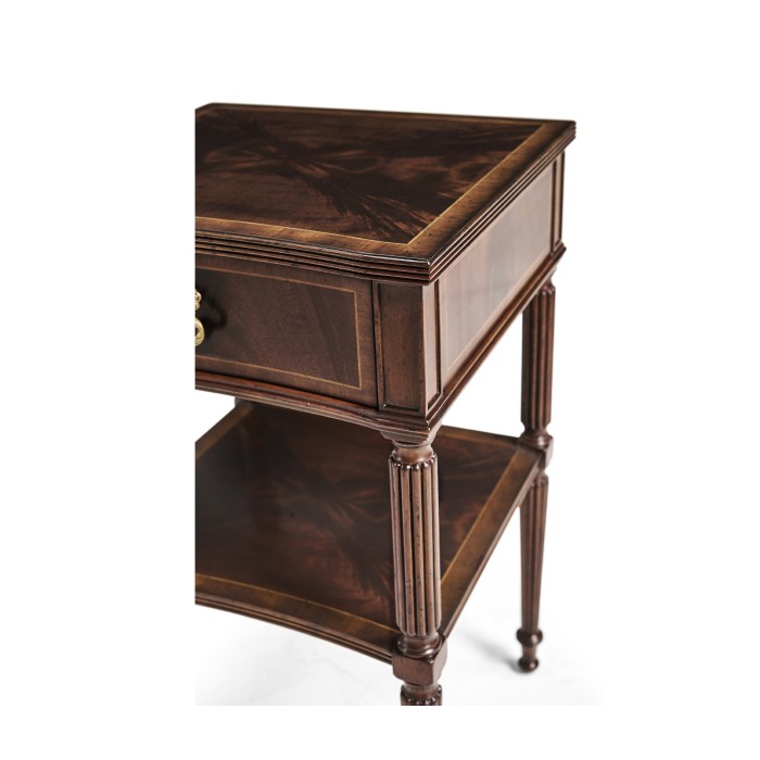 Regency Mahogany Bedside Table