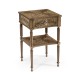Regency Bleached Mahogany Bedside Table