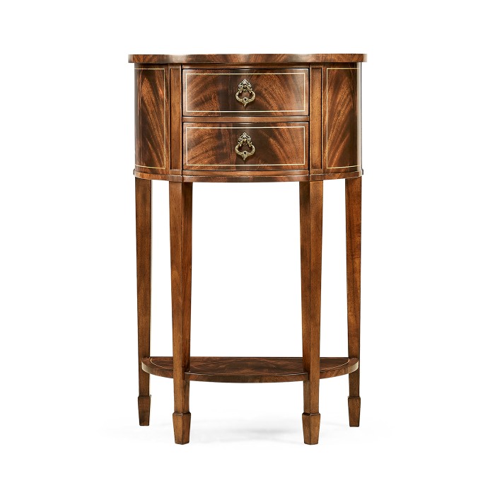 Demilune Lamp Table