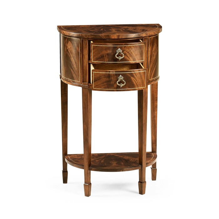 Demilune Lamp Table