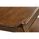 Walnut two drawer side table
