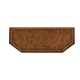 Walnut canted console