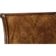Walnut Sleigh Cali King Bed