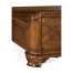 Walnut Sleigh US Queen Bed