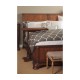 Walnut Sleigh US Queen Bed