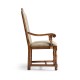 Country Walnut Dining Arm Chair
