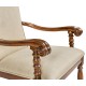 Country Walnut Dining Arm Chair
