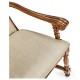 Country Walnut Dining Arm Chair