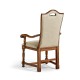 Country Walnut Dining Arm Chair