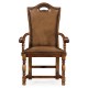 Country Walnut Dining Arm Chair
