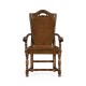 Country Walnut Dining Arm Chair