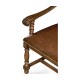 Country Walnut Dining Arm Chair
