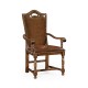 Country Walnut Dining Arm Chair