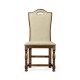 Country Walnut Dining Side Chair