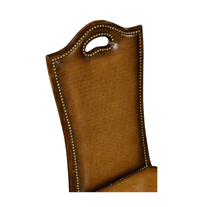 Country Walnut Dining Side Chair