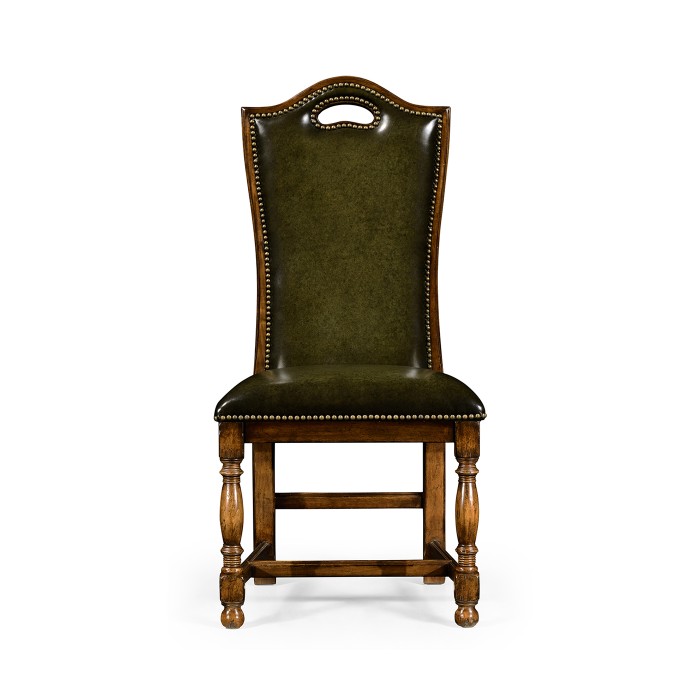 Country Walnut Dining Side Chair