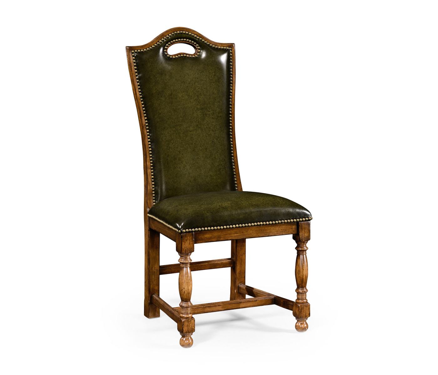 Country Walnut Dining Side Chair