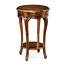 French small round lamp table