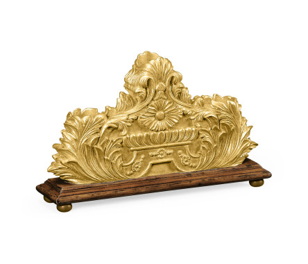 Gilded Table Triple Candlestick