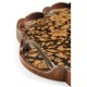 Scalloped Black Chinoiserie Tray