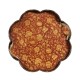 Scalloped Red Chinoiserie Tray