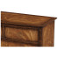 Crotch walnut bedside chest of drawers