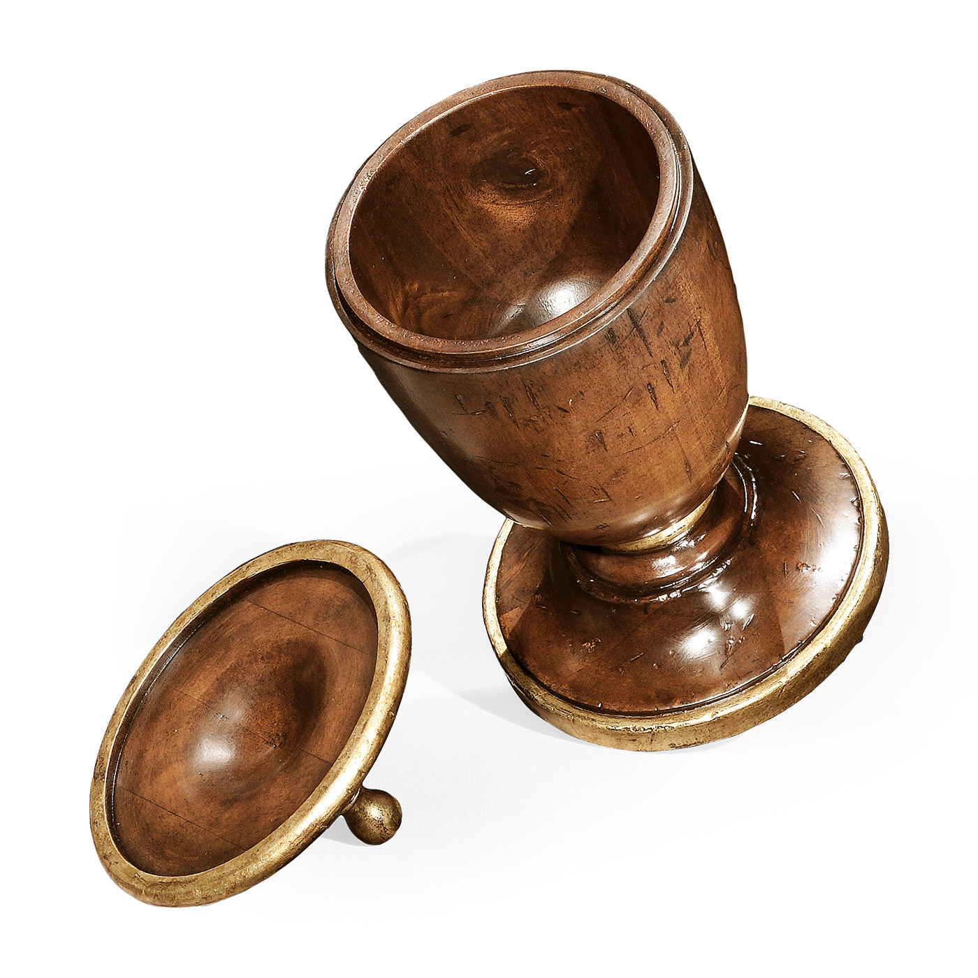 Classical Lidded Urn with Gilded Details