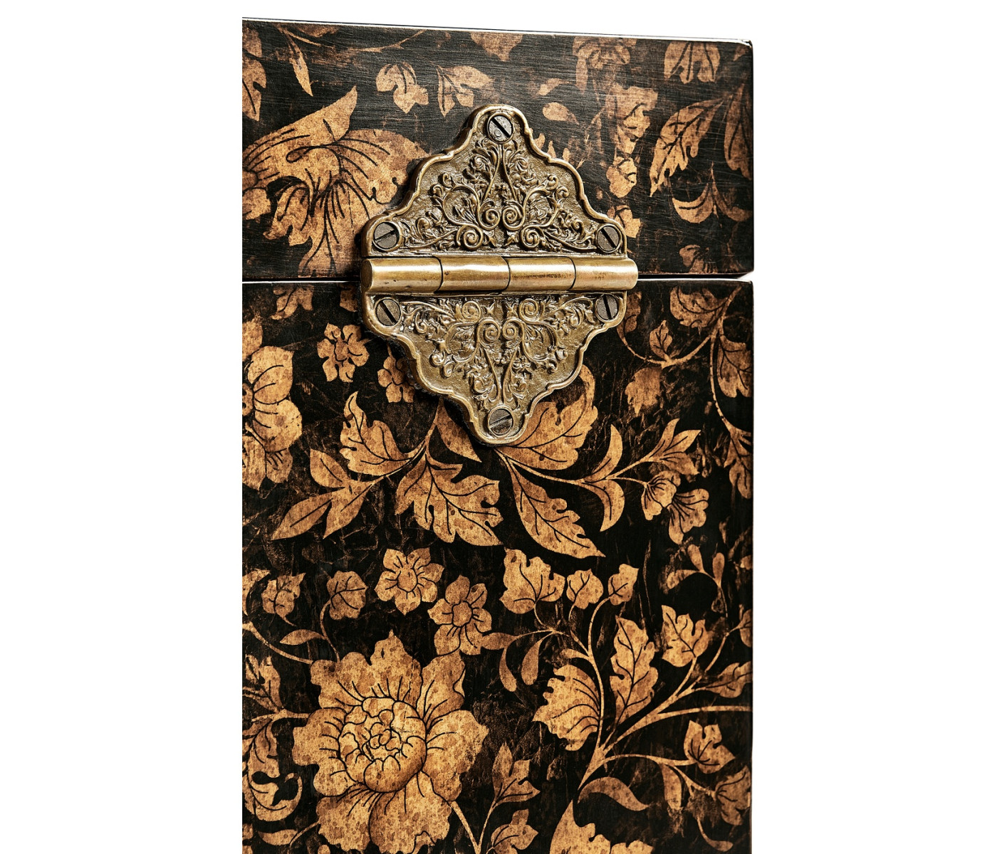 Single Glass Decanter & Black Chinoiserie Case