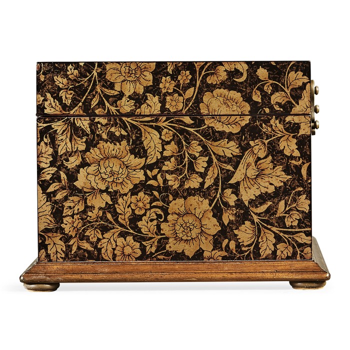 Black Chinoiserie Jewellery Box