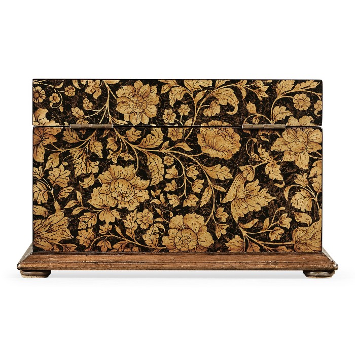 Black Chinoiserie Jewellery Box