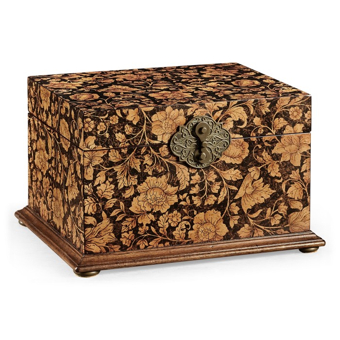 Black Chinoiserie Jewellery Box