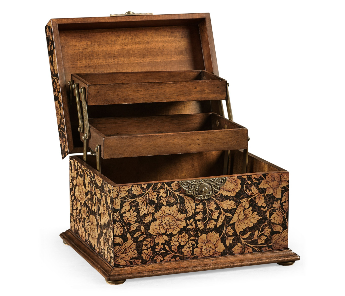 Black Chinoiserie Jewellery Box