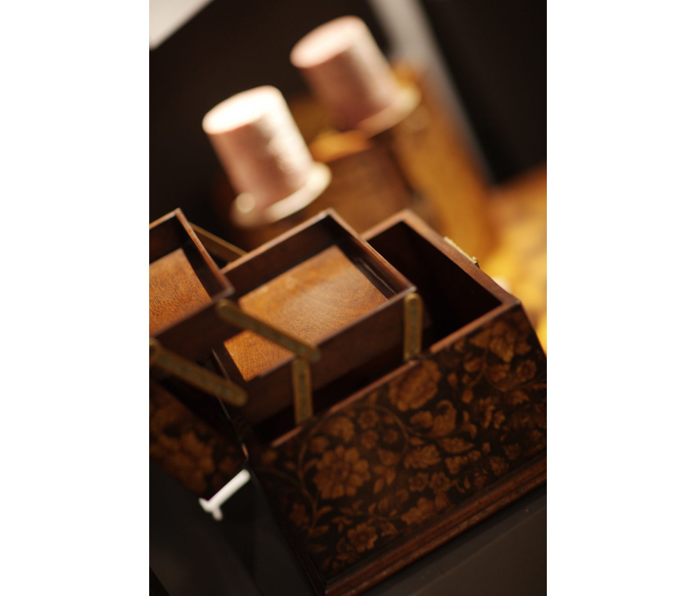 Black Chinoiserie Jewellery Box