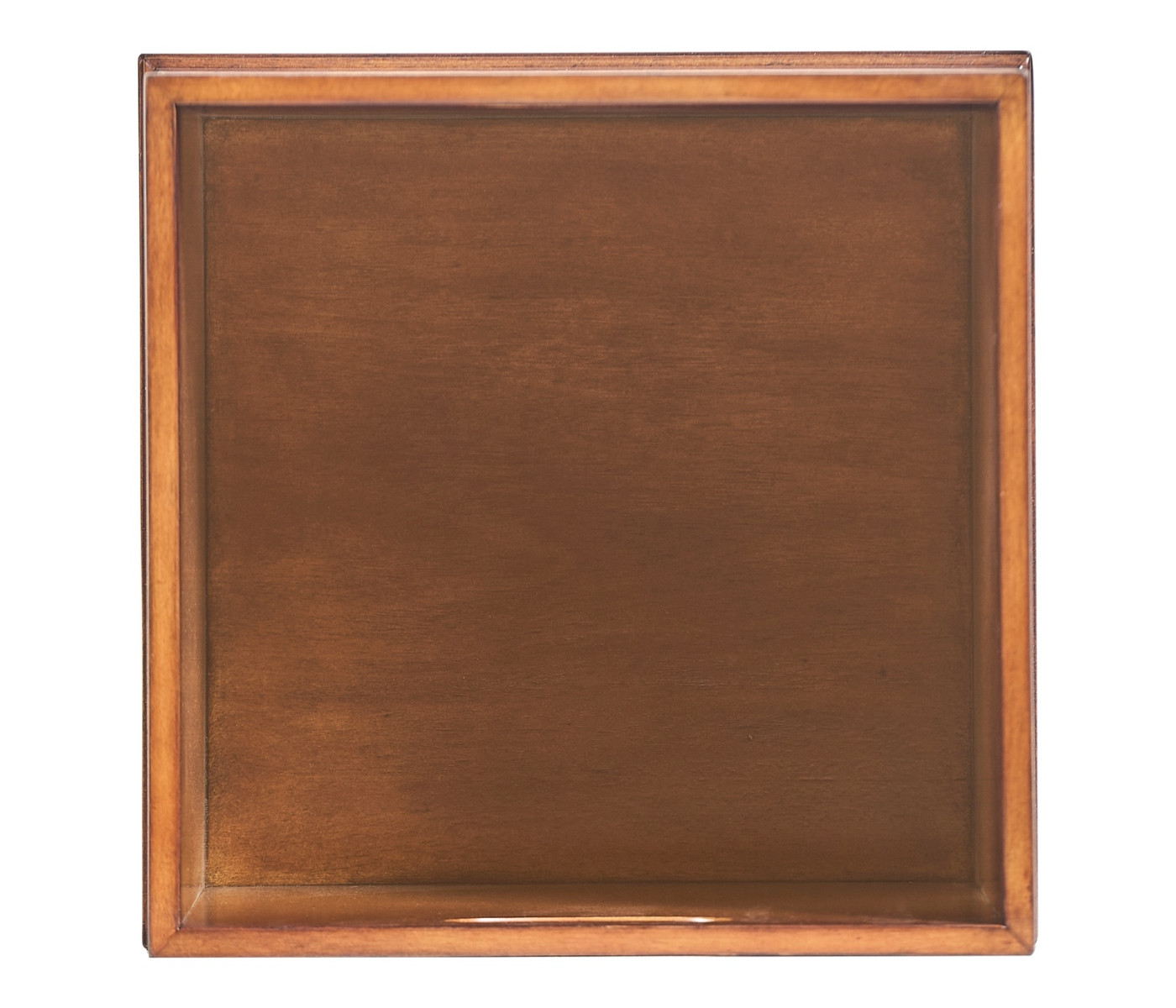 Square Black Chinoiserie Waste Basket