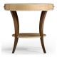 Art Deco Round Side Table with Drawer