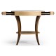 Art Deco Round Side Table with Drawer