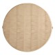 Art Deco Round Side Table with Drawer