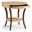 Art Deco Round Side Table with Drawer