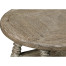 Weathered grey round side table