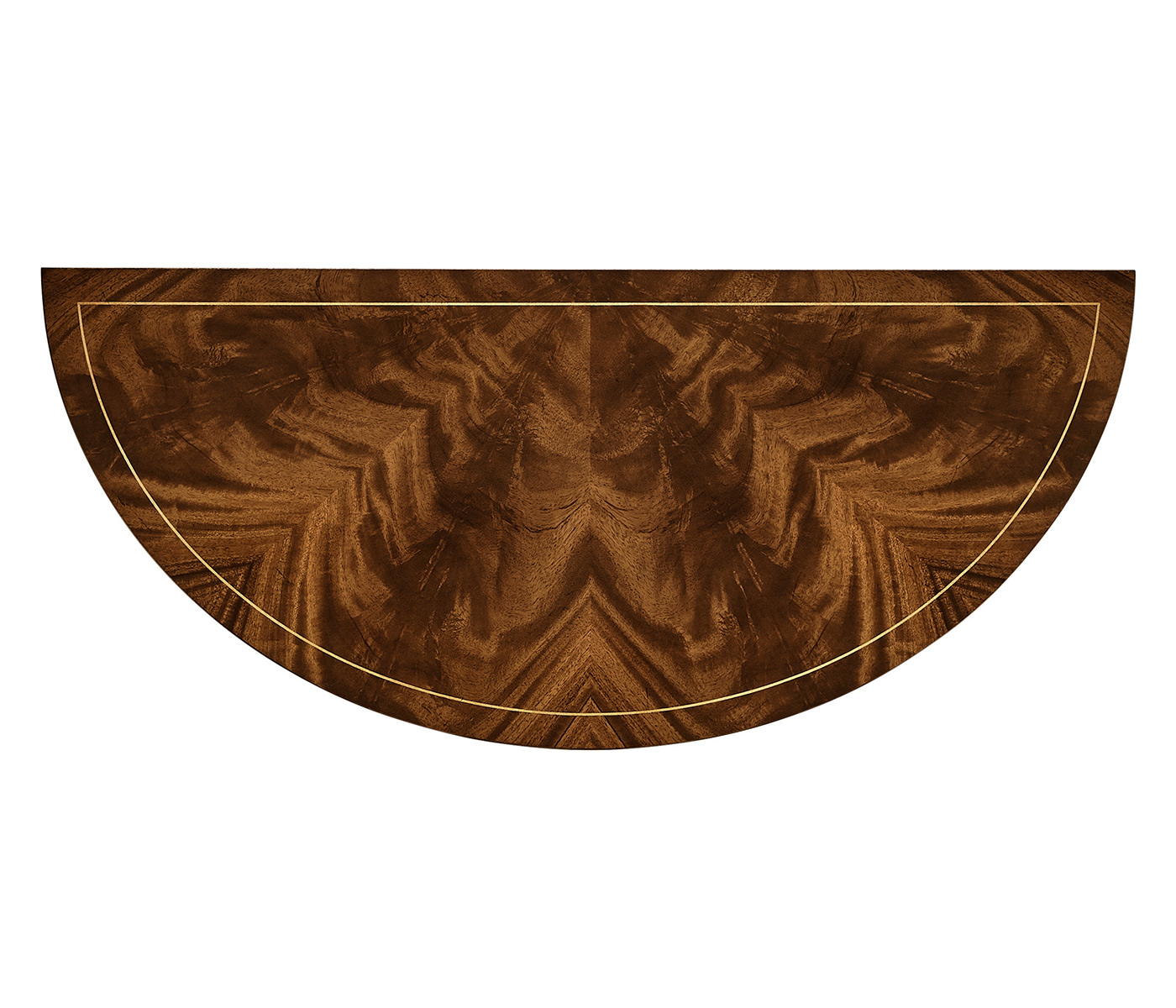 Boxwood stringing demilune console