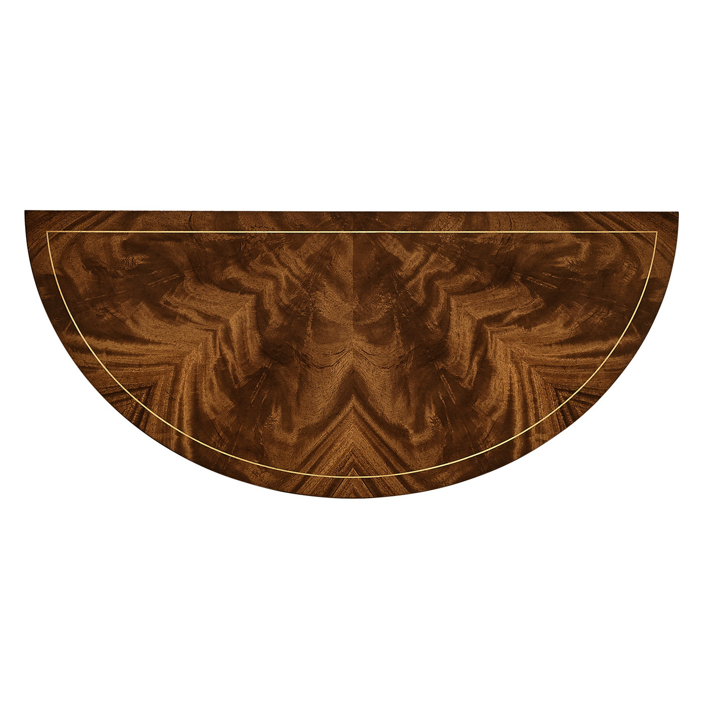 Boxwood stringing demilune console